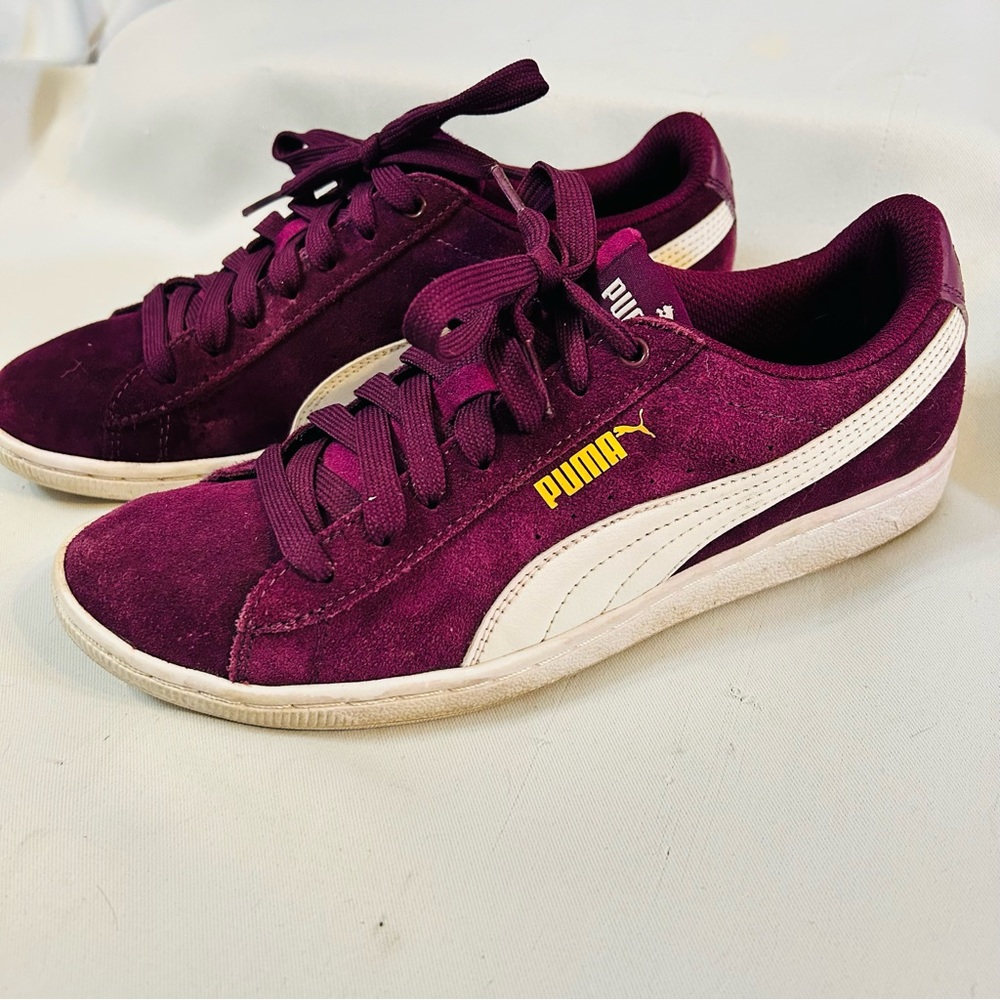 Puma Womens Vikky Softfoam Purple Sneakers